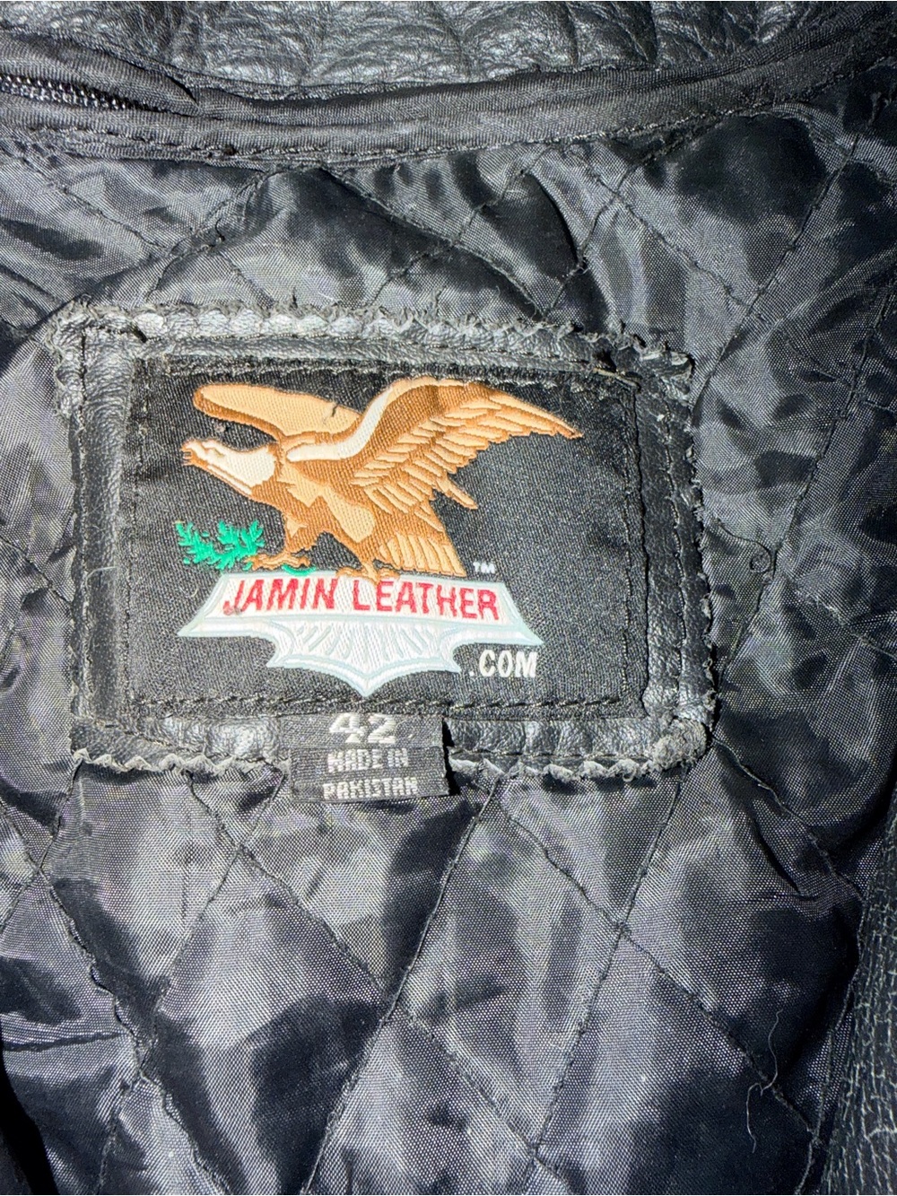 Men's Black Leather Fringe Jacket with Snake Flame Accents - Picture 5 of 13
